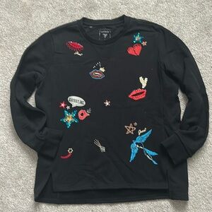 Guess Women's Crew Neck with embroidery